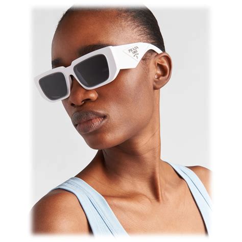 prada symbole sunglasses white|unisex Prada sunglasses.